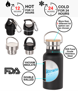 Nhà Sản Xuất Cung Cấp Thép Không Gỉ Chai Nước Sắt Phích Thể Thao Chân Không Cách Nhiệt Đáy Tròn Du Lịch Sang Trọng Phích <span class=keywords><strong>Flask</strong></span> - Product Image 4