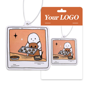 Trung Quốc Bán Buôn Custom Made Giấy Treo Nước Hoa Xe Hơi Làm Cho Logo Của Riêng Bạn Làm Mát Không Khí Tiêu Đề Thẻ - Product Image 2