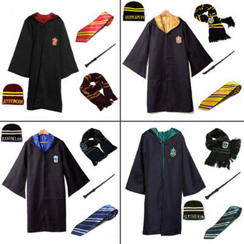 Лидер продаж, украшение Гарри Поттера, волшебный халат, унисекс, для взрослых, Гарри Поттер, халат для украшения вечеринки, костюм Гарри Поттера