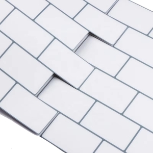 Carreaux <span class=keywords><strong>de</strong></span> <span class=keywords><strong>sol</strong></span> en vinyle autocollants imperméables à peler et coller <span class=keywords><strong>pour</strong></span> la décoration intérieure, la cuisine et la <span class=keywords><strong>salle</strong></span> <span class=keywords><strong>de</strong></span> <span class=keywords><strong>bain</strong></span>. - Product Image 2