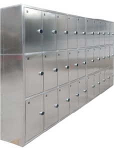 Scarpiera in acciaio inox per uso medico per attrezzature di servizio di stoccaggio antibatterico ospedaliero - Product Image 2