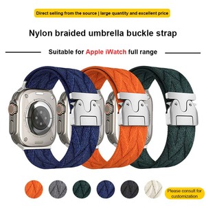 <span class=keywords><strong>Correa</strong></span> de Nailon BEEFLYPOWER con Hebilla de Paracaídas, Brazalete Elástico para Reloj Inteligente <span class=keywords><strong>Apple</strong></span> <span class=keywords><strong>Watch</strong></span> Series 11 10 9 Se Ultra2, Accesorios - Product Image 2