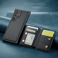CaseMe 2-en-1 étui portefeuille détachable en cuir pour Samsung pour Galaxy S24/S24 Plus/S24 Ultra Newest Magnetic Flip pour Samsung