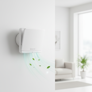 Ventilateur de purification <span class=keywords><strong>d</strong></span>'<span class=keywords><strong>air</strong></span> frais à haute efficacité PM 2.5, purificateur mural à flux axial pour chambre à coucher, modèle OEM - Product Image 3