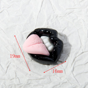 New Cartoon Red Lips Baby Lips Charms Resin Accessories Resin Lips Charms for Phone Case Decorations DIY Accessories 376