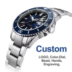 Fabricantes de Relojes de Buceo con Bisel de Cerámica Personalizados OEM ODM, Esfera Luminosa, Movimiento Japonés, Reloj Mecánico Automático de Acero Inoxidable - Product Image 1