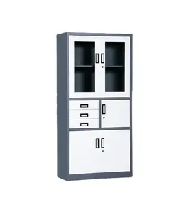 Storage steel lockers Office furniture metal Steel Cabinet mordren design office equipment 3 drawer filing Cabinet for school