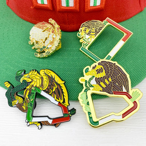 Pin para sombrero con insignia de águila mexicana, tipo hebilla de fundición a presión, emblema decorativo para gorra de béisbol, accesorio para sombrero deportivo de adulto - Product Image 4