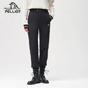 Wholesale Custom Women Quick Dry Casual Outdoor Cargo Pants Overall Big Pockets Hiking Sweatpants
