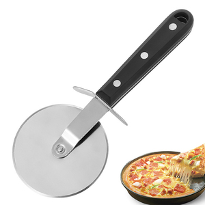 Cortador de Pizza de Acero Inoxidable de Alta Calidad con Mango de Triple <span class=keywords><strong>Remache</strong></span> para Cocina, Herramienta para Cortar Pizza y Masa - Product Image 1
