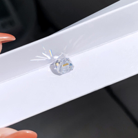 Pierres de Moissanite de laboratoire en vrac, taille Asscher, pour la fabrication de bijoux, origine Guangxi, couleur DEF, clarté VVS1, haute technologie