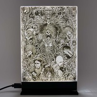 Lumière LED Peinture Attaque sur Titan Anime Veilleuse pour Adolescent Chambre à coucher Décoration Veilleuse Lampes de Bureau Led Rétro-Éclairé Poster