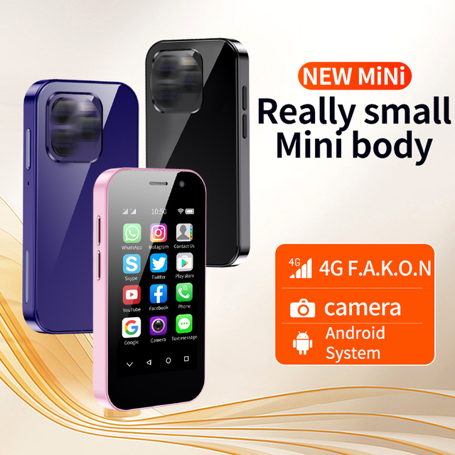 Factory Promotion 14PRO 3.0 Inch 4G LTE Dual SIM Android 9 Smartphone 2000mAh Big Battery 5MP Camera IPS LCD French German Low