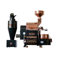 Torréfacteur à café domestique Dubai Yb 1kg à air chaud sans évacuation avec système de contrôle de broyage et de purification des fumées