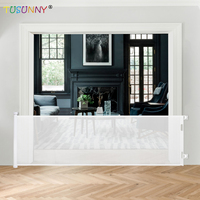 Barrière de sécurité rétractable pour bébé, barrière pour chien, pour escaliers, portes, cuisine, intérieur, barrière en PVC rétractable, barrière de sécurité en maille pour bébé