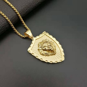 Collar con Colgante de León de Acero Inoxidable con Recubrimiento PVD Antidesvanecimiento, Joyería de Moda - Product Image 4