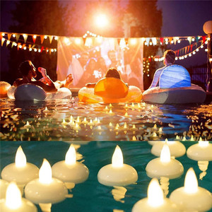Romantic Valentine's Day Table Decoration <strong>Battery</strong> Operated Floating Water <strong>Sensor</strong> Led Candle <strong>Light</strong> - Product Image 3