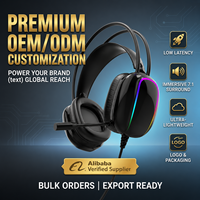 Casque de jeu professionnel Esports RGB ANC circum-auriculaire, étanche IP65, structure métallique