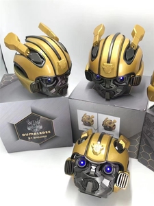 Haut-parleur portable sans fil KD double avec effet yeux bleus, style classique, en forme de <span class=keywords><strong>casque</strong></span> d'abeille, de Guangdong - Product Image 4