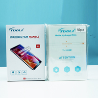 Protection d'écran en film hydrogel TPU mat souple à installation facile avec logo personnalisé pour tous les téléphones – Protection pratique pour téléphone portable