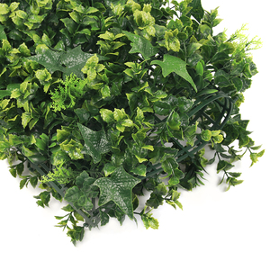 Vente en gros de panneaux muraux en gazon artificiel vert de 50x50 cm avec fleurs de lavande, jardin vertical, <span class=keywords><strong>d</strong></span>écoration intérieure et extérieure - Product Image 3