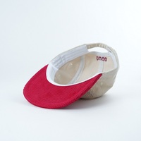 Gorra de 5 Paneles sin Estructura, Bordada y Personalizable, de Tela de Pana, para Deportes, Moda y Actividades al Aire Libre