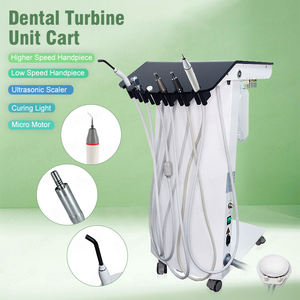 <span class=keywords><strong>Unit</strong></span>à Dentale Mobile con Compressore, Carrello Dentistico Portatile con Turbina e Sistema di Aspirazione - Product Image 1