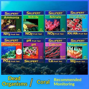 ชุดทดสอบความสามารถทางน้ำทะเลสำหรับตู้ปลา SaliTest สำหรับการทดสอบ KH แอมโมเนีย NO3 แมกนีเซียม NO2 แคลเซียม PO4 ทองแดง PH ไอโอดีน สตรอนเชียม - Product Image 4