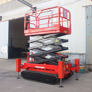 4m 6M 8M 10m 12M <span class=keywords><strong>14m</strong></span> tải trọng 320kg tự hành theo dõi bánh xích di động nâng nền tảng làm việc trên không - Product Image 3