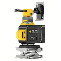 GuangChen Green Beam 360 °   Kit de niveau laser croisé autonivelant avec trépied et télécommande pour la pose de carreaux, la construction et la décoration