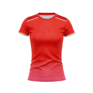 Camiseta de Entrenamiento de Rugby Personalizada para Mujer, Estilo Delfines Rojos y Blancos, Estilo Liga Herencia, Ropa para Aficionadas, OEM - Product Image 1