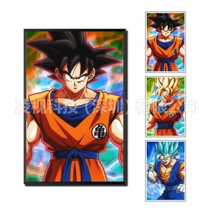 Póster Lenticular 3D de Anime Personalizado, Arte Mural con Movimiento de 3 Vistas, 30x40cm, Imagen 3D Profunda para Decoración de Sala de Juegos - Product Image 2