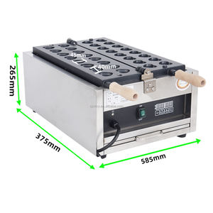 <span class=keywords><strong>Gaufrier</strong></span> <span class=keywords><strong>professionnel</strong></span> commercial mini-cœur intelligent pour 16 gaufres en forme de cœur pour restaurants, boulangeries et snack-bars - Product Image 2