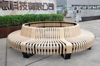 Banc d'attente en bois de style moderne, 10-15 places, pour espaces publics - aéroports, gares, arrêts de bus, personnalisable OEM ODM
