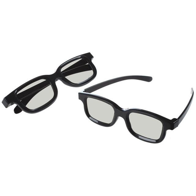 Plastic 3D Glasses Polarized Cinema Watching 3D Red-Blue Film Glasses