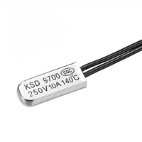 Capteur KSD9700, protecteur thermique bimétallique, thermostat à réinitialisation automatique, interrupteur 5A/10A/16A NC
