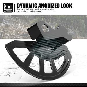 NICECNC para Suzuki 2005-2024 DRZ400SM 400SM DRZ <span class=keywords><strong>400</strong></span> <span class=keywords><strong>SM</strong></span> protector de disco de freno delantero de motocicleta y cubierta protectora de zapato de horquilla - Product Image 4