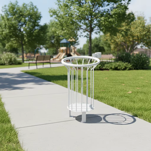 Impact Resistant Modular Design Metal Storage <b>Bucket</b> Outdoor Open Top Without <b>Lid</b> - Product Image 1