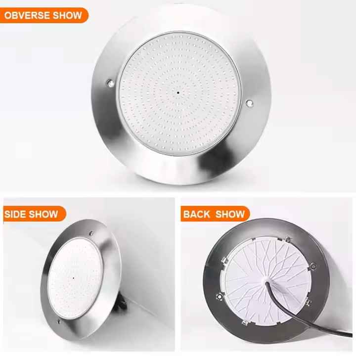 35W Stainless Steel LED Pool Light - 12V IP68 Waterproof Underwater Light With 468 LEDs