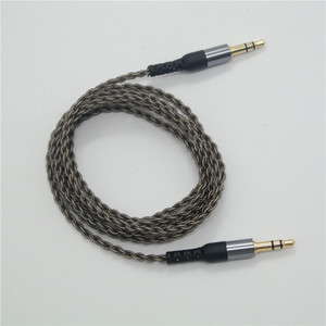 Braided <b>Aux</b> Audio <b>Cable</b> 3.5mm Male To Male Silver Plated For Audio Peripherals - Product Image 3