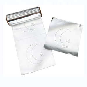 Feuilles de papier d'aluminium pour chicha, grandes, pré-perforées, feuilles d'aluminium pour chicha, taille et emballage personnalisés - Product Image 5