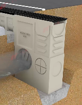 Caisse de drainage en béton polymère moderne EN1433 sur mesure avec <span class=keywords><strong>couvercle</strong></span> en fonte ductile et acier inoxydable pour projets de drainage extérieur - Product Image 5