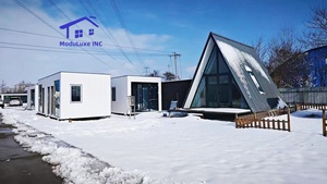 บ้านขนาดเล็กร่วมสมัยสุดหรูห้องโดยสารแผงแซนวิชเหล็กที่ทันสมัยสำหรับสถานที่ท่องเที่ยวสถานที่ท่องเที่ยวกันน้ำสำหรับวิลล่าอพาร์ทเมนต์สำนักงาน - Product Image 2