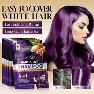 <span class=keywords><strong>Tinta</strong></span> <span class=keywords><strong>per</strong></span> <span class=keywords><strong>Capelli</strong></span> <span class=keywords><strong>Viola</strong></span> Pratica, Delicata, a Lunga Durata, Idratante, Non Irritante, Facile da Applicare - Product Image 2