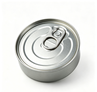 202 #   Capuchon ROPP en aluminium écologique 52 mm à ouverture facile, couvercle intégral à déchirure facile pour canettes de boissons et bocaux alimentaires en PET