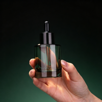 Flacon compte-gouttes 50 ml en verre pour sérum et crème visage, avec design sérigraphié – Offre Spéciale