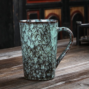 En gros usine <span class=keywords><strong>pas</strong></span> <span class=keywords><strong>cher</strong></span> prix design créatif 400ml en céramique émaillée de couleur tasse d'eau tasse - Product Image 5