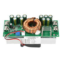 Konverter Buck Penyearah Sinkron DC-DC 1500W 50A Modul Catu Daya Step Down DC 15-90V ke 2.5-72V Dapat Diatur