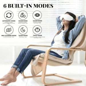 Masseur électrique pliable d'oeil d'instrument de massage d'oeil de vente chaude avec la compression de chaleur - Product Image 2