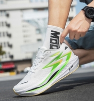 Chaussures de course de marathon professionnel chaussures de sport de course en plaque de carbone chaussures d'entraînement d'absorption des chocs